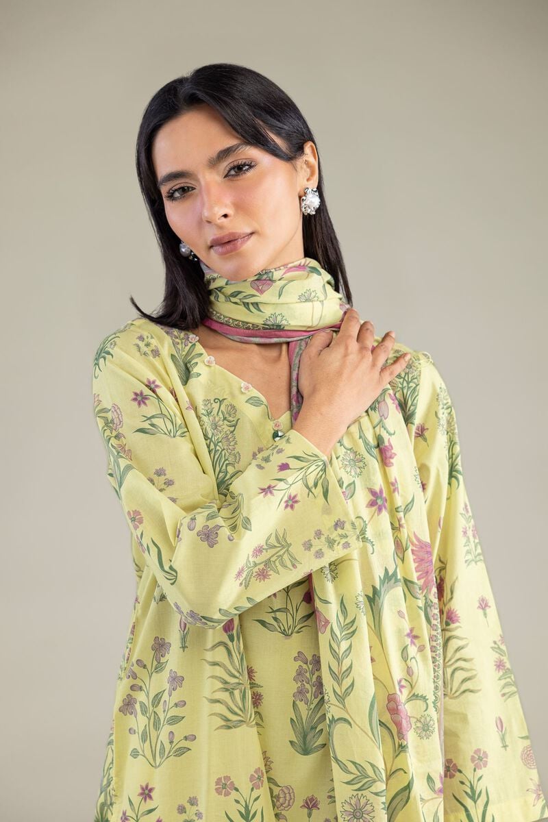 Printed | Lawn | Floral Lawn Dupatta | USD 30.00