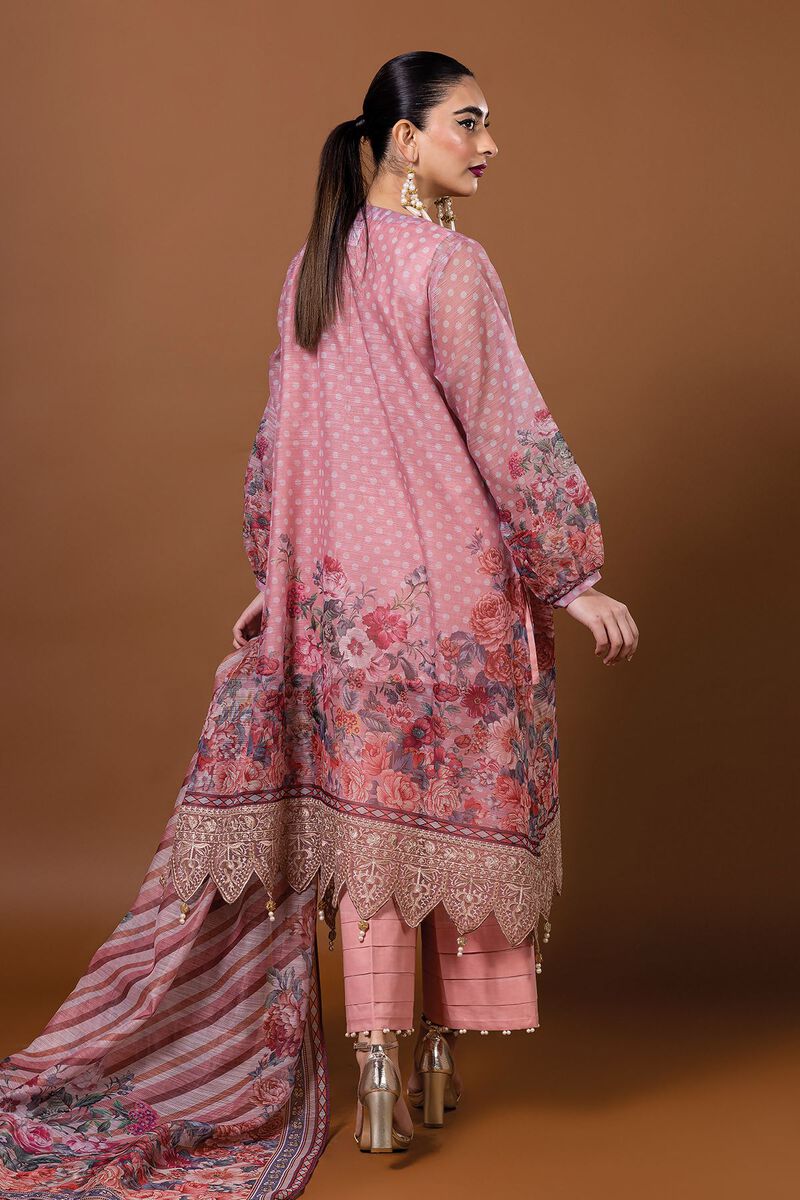 Embroidered | Polyester Organza | Fabrics 3 Piece | null