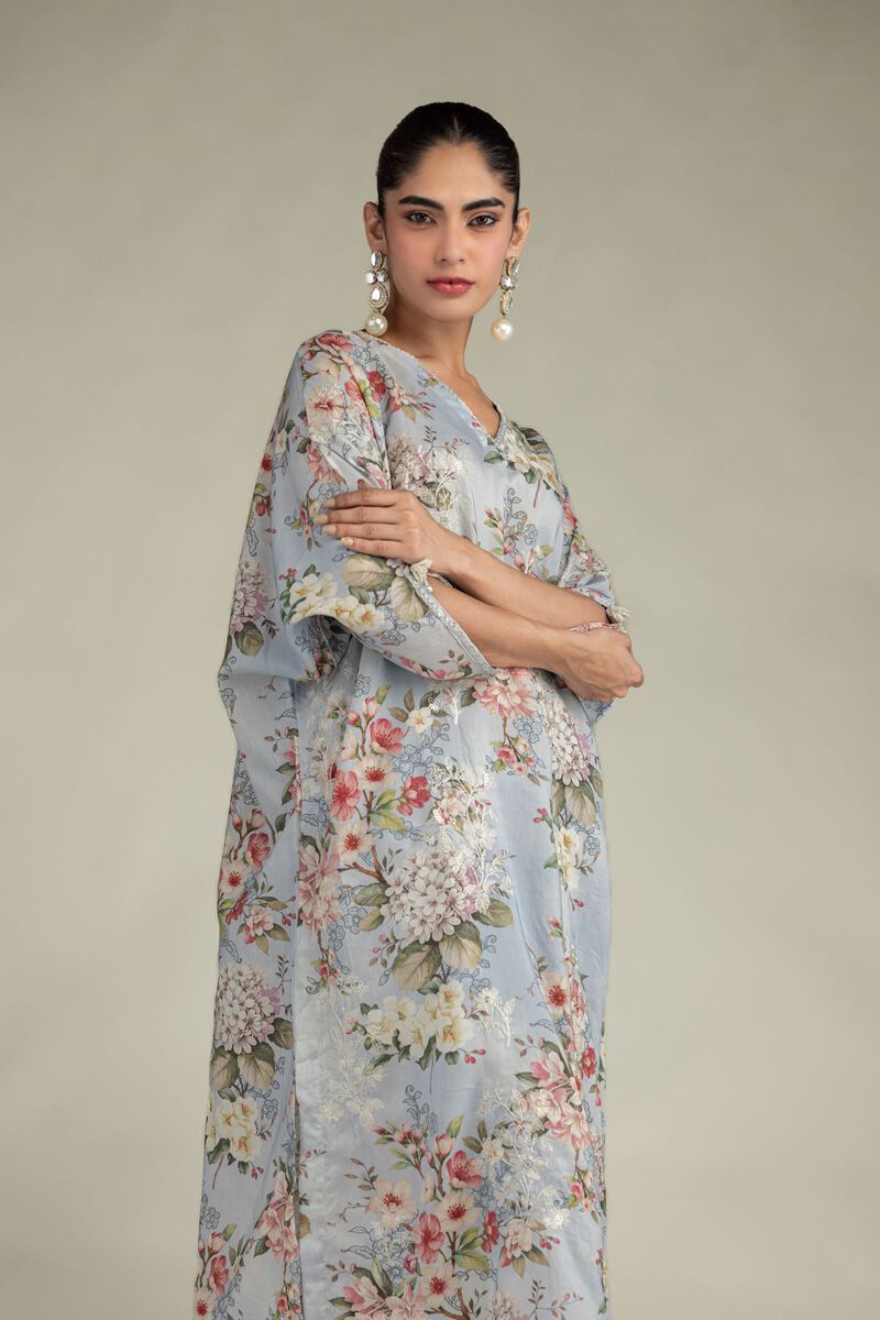 Embroidered | Blended Viscose | Long Embroidered Kurta | USD 55.00