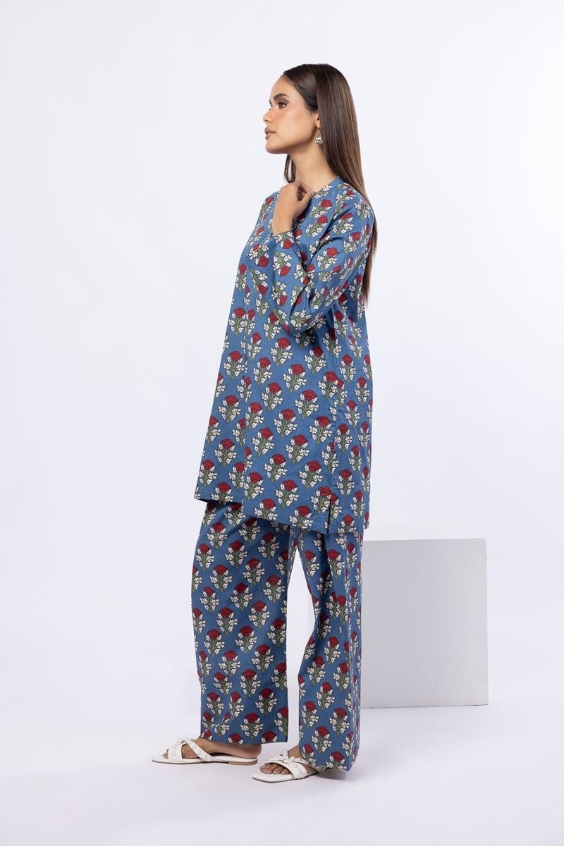Printed | Crosshatch Poplin | Pants | USD 7.50