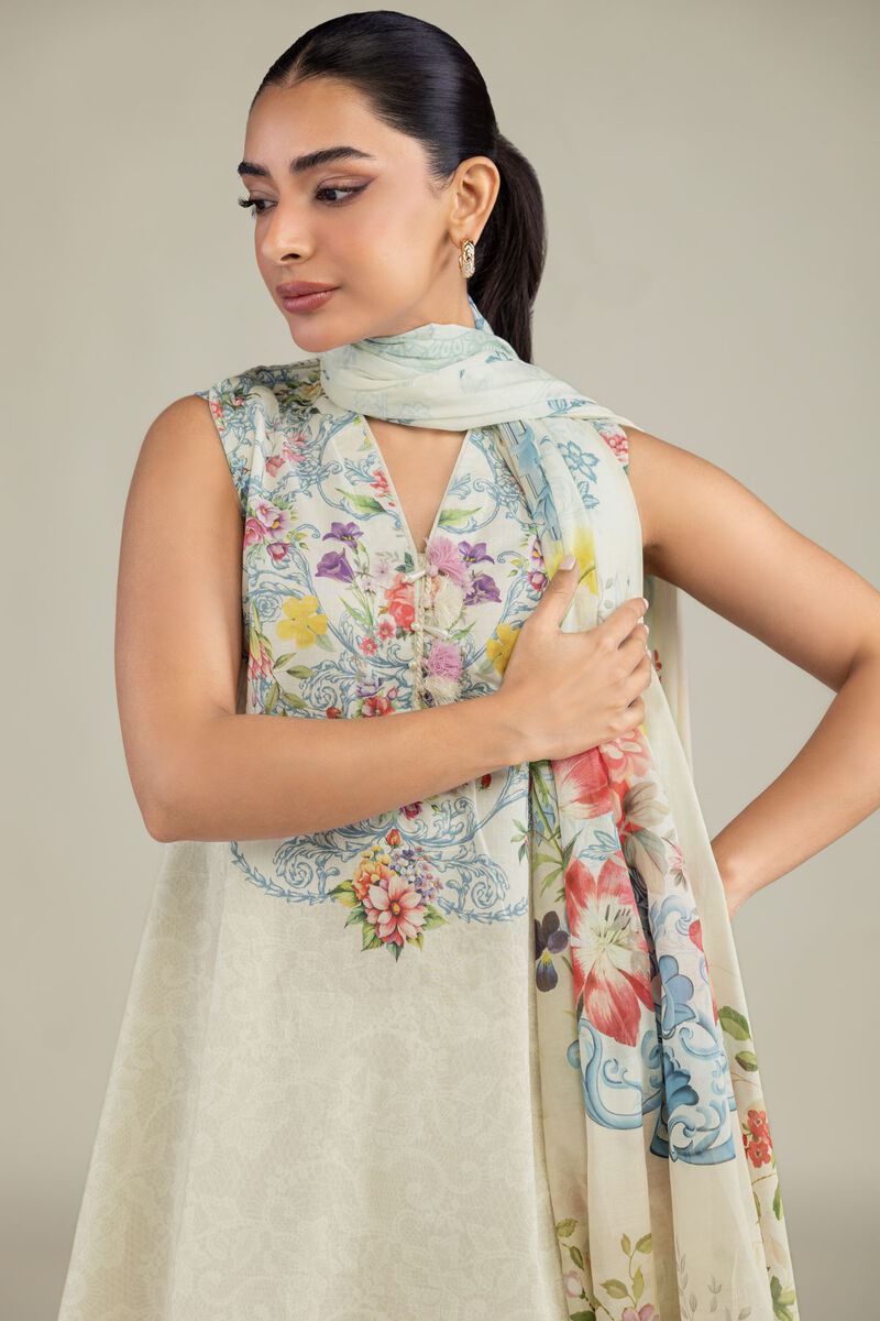 Printed | Lawn | Floral Lawn Dupatta | USD 30.00