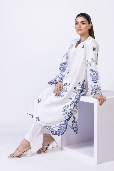 Embroidered | Viscose Oak Silk | Kurta | USD 50.00