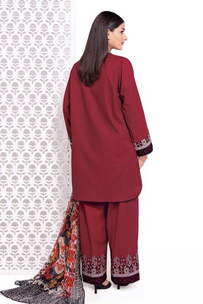 Embroidered | Crosshatch | Tailored 3 Piece | USD 25.50