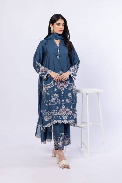 Embroidered | Raw Silk | Kurta | USD 50.00