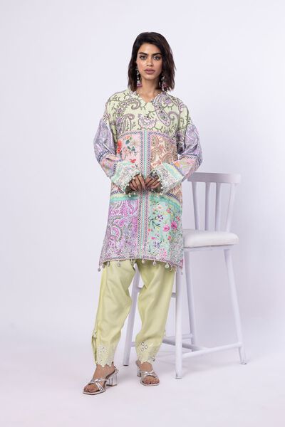 Embroidered | Viscose Oak Silk | Kurta | USD 75.00