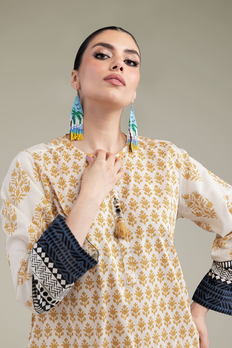 Printed | Cambric | Short Cambric Kurta | USD 30.00