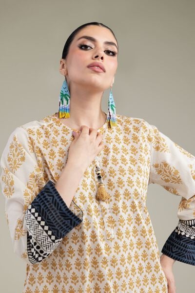 Printed | Cambric | Short Cambric Kurta | USD 30.00