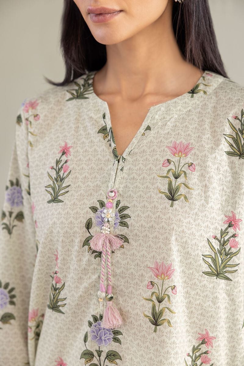 Printed | Cambric | Floral Cambric Kurta | USD 35.00