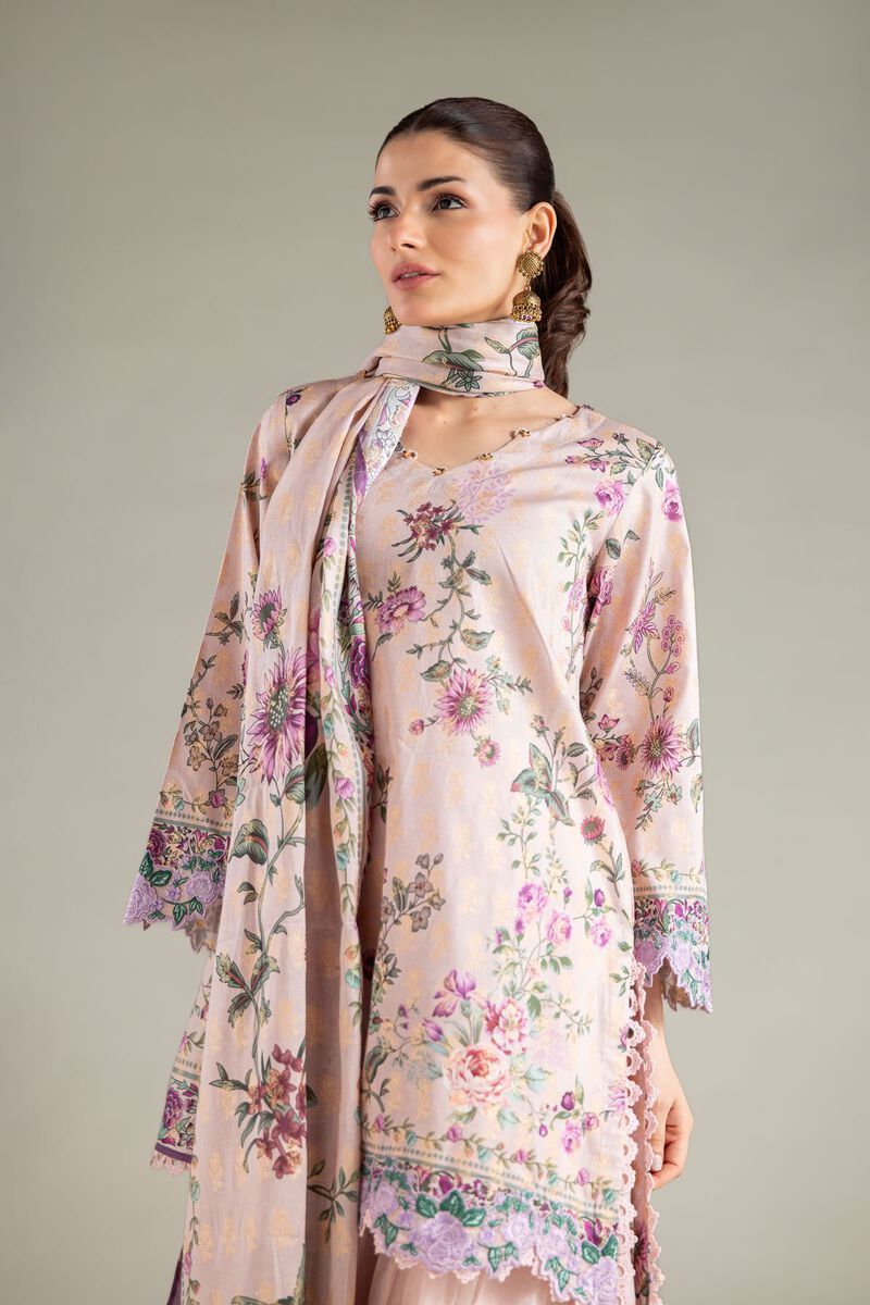 Embroidered | Jacquard | Jacquard 3-Piece Tailored | USD 75.00