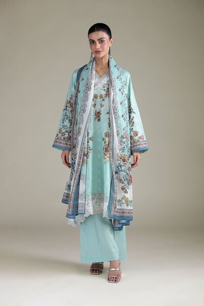 Embroidered | Broshia | Tailored 3-Piece Set | USD 75.00
