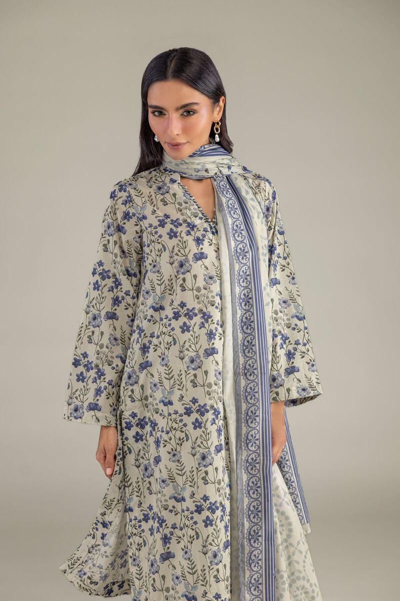 Printed | Lawn | Floral Lawn Dupatta | USD 30.00
