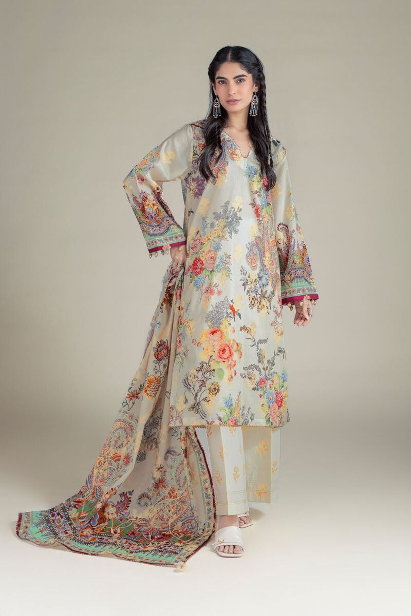 Printed | Jacquard | Tailored 3 Piece | USD 70.00