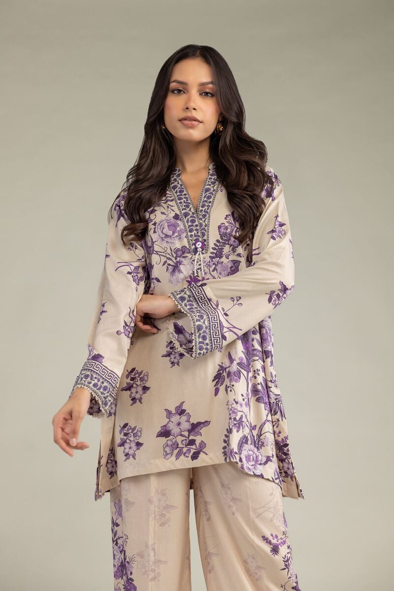 Printed | Viscose | Floral V-Neck Kurta | USD 35.00