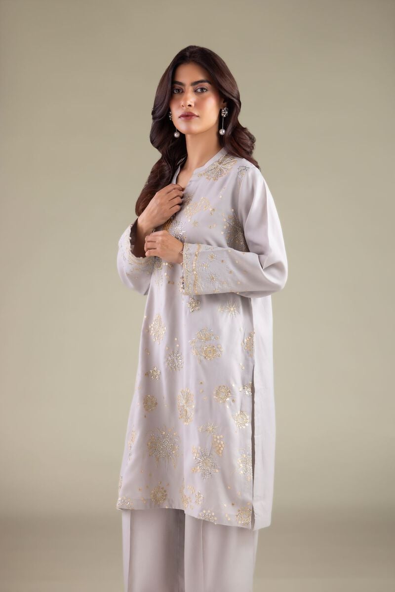 Embroidered | Raw Silk | Kurta | USD 60.00