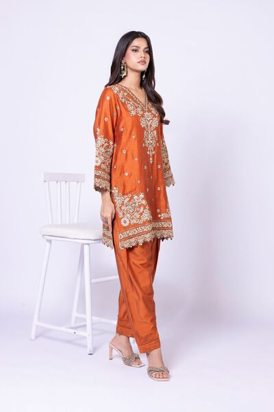 Dyed | Viscose Polyester Net | Shalwar | USD 9.00