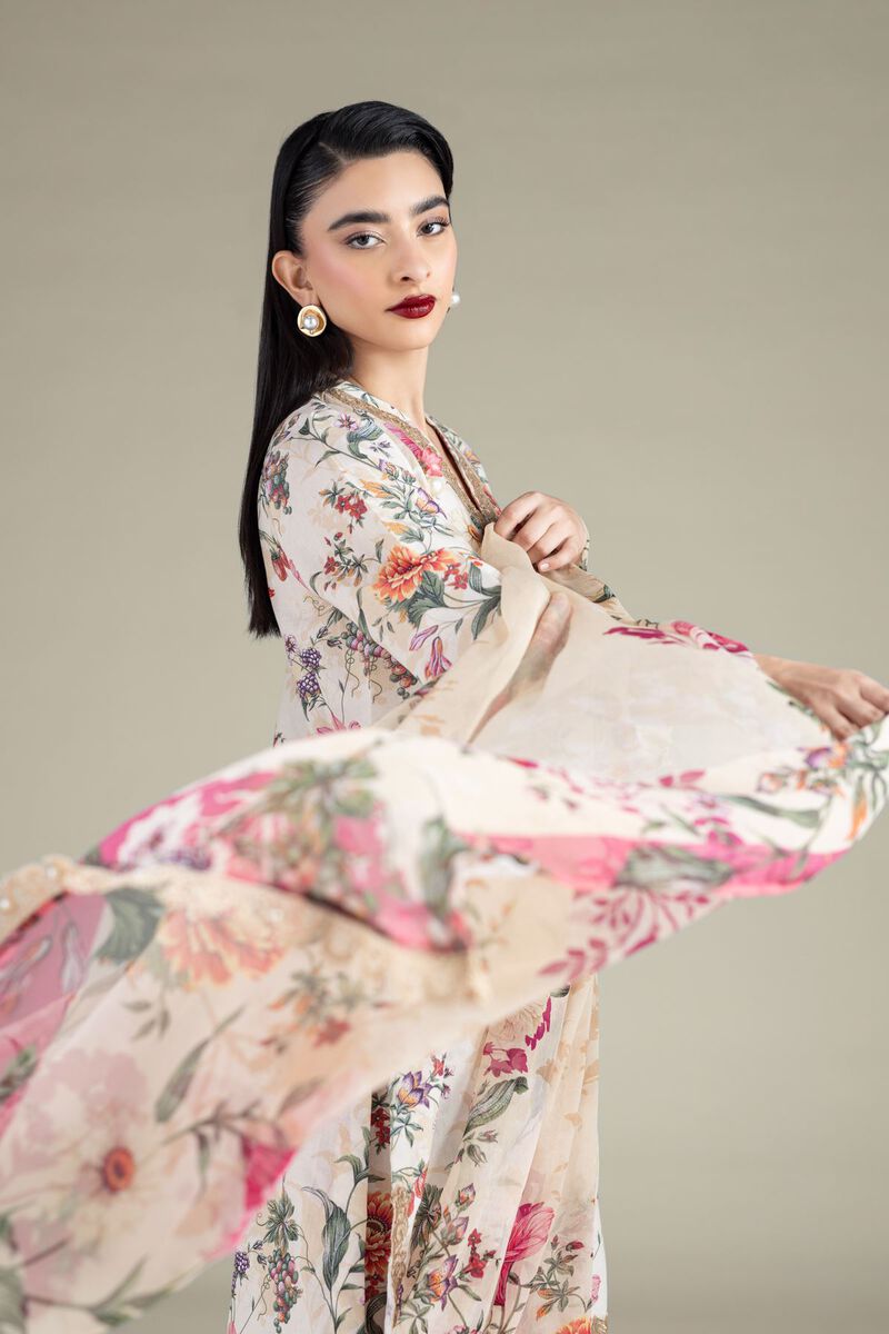 Printed | Chiffon | Dupatta | USD 18.00