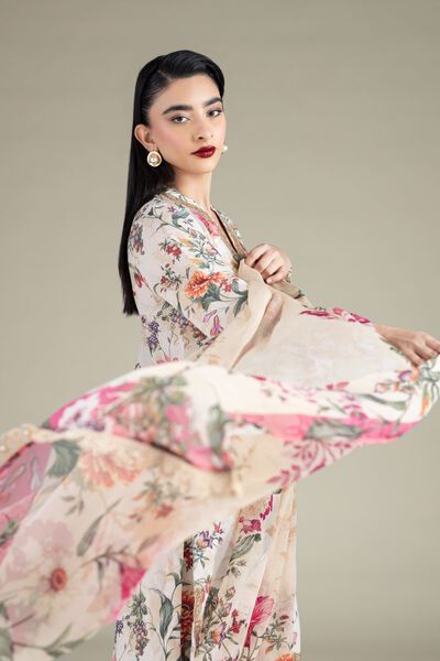 Printed | Chiffon | Dupatta | USD 18.00