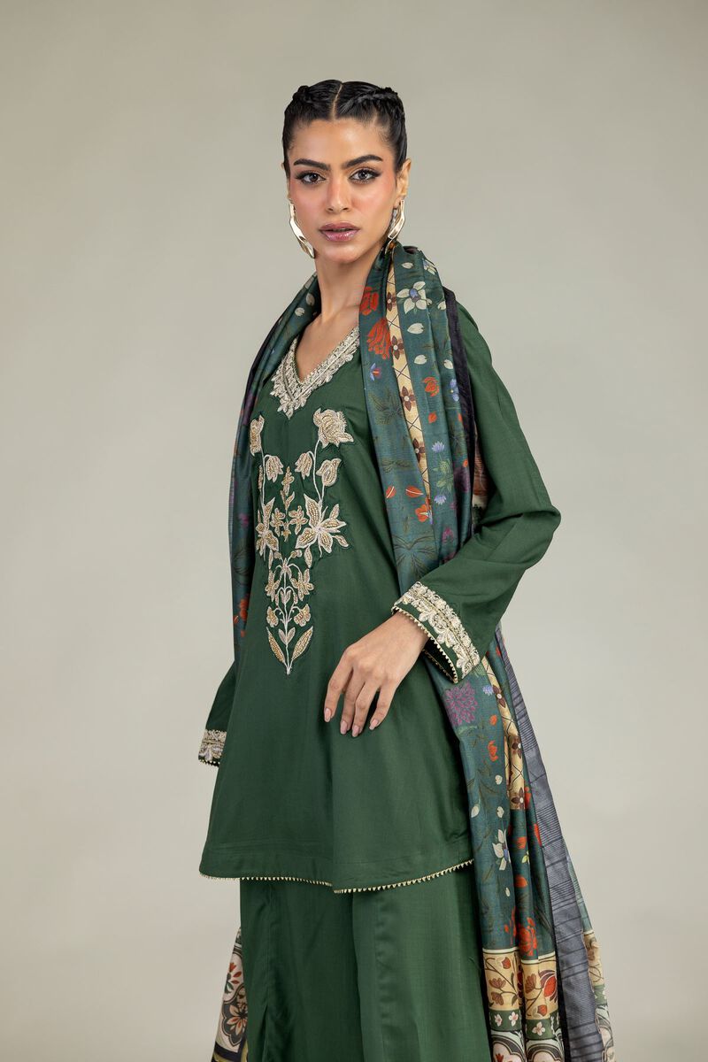 Printed | Polyester Silk | Silk Floral Dupatta | USD 30.00