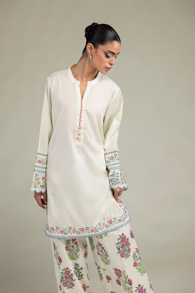 Embroidered | Cambric | Cambric Tailored 2-Piece | USD 55.00