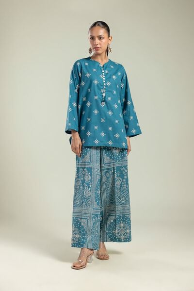 Printed | Cambric | Paisley Cambric Pants | USD 30.00