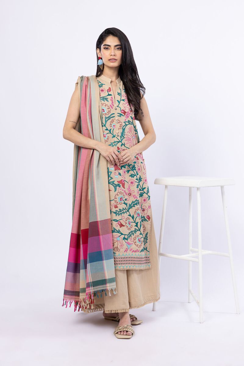 Dyed | Handwoven Cotton | Dupatta | USD 11.50