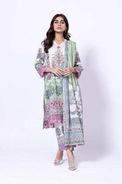 Printed | Cotton Polyester Broshia Jacquard | Dupatta | USD 7.50