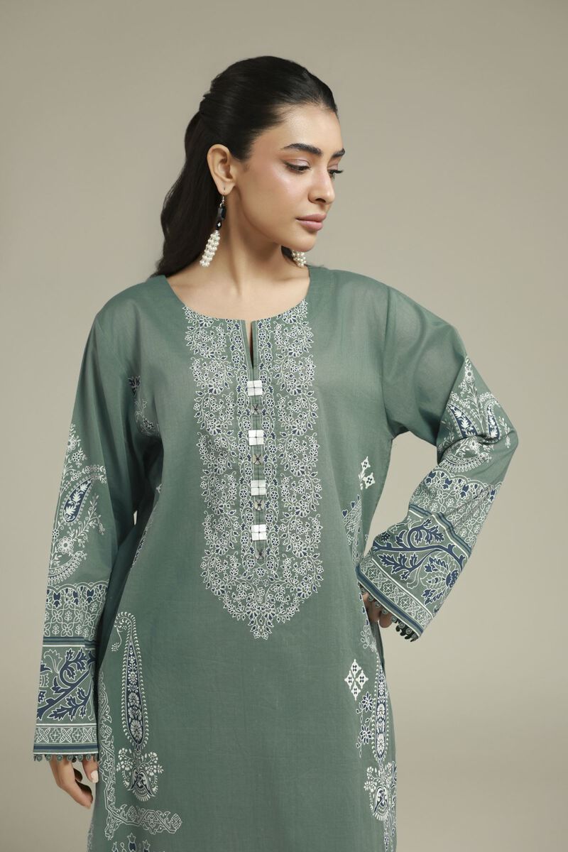 Printed | Cambric | Tailored 2-Piece Set | USD 45.00