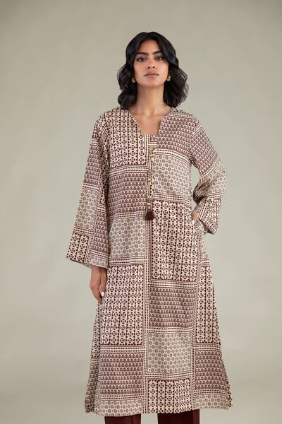 Printed | Cambric | Cambric Longline Kurta | USD 35.00