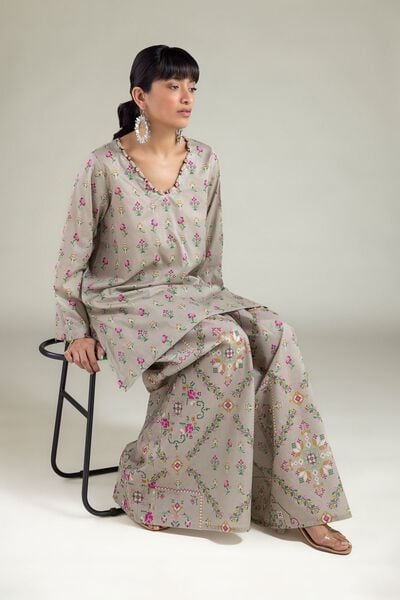 Printed | Cambric | Cambric 2-Piece Tailored | USD 40.00