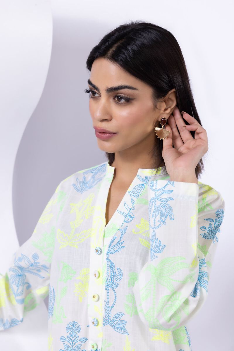 Printed | Crosshatch Poplin | Kurta | null