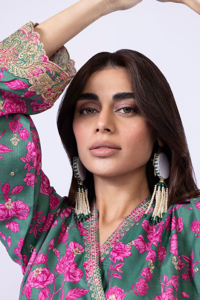 Embroidered | Russian Raw Silk | Kurta | USD 24.00