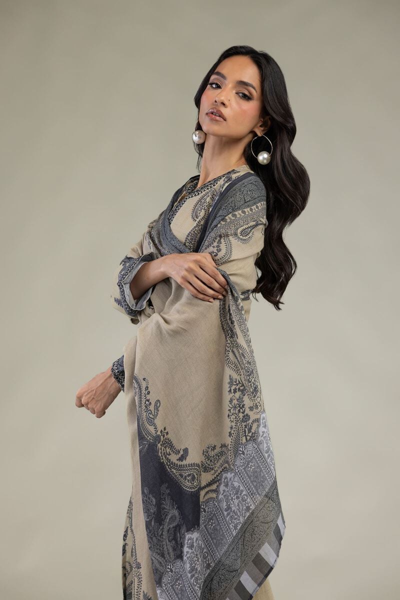 Embroidered | Textured Lawn | Paisley Tailored Set | USD 75.00