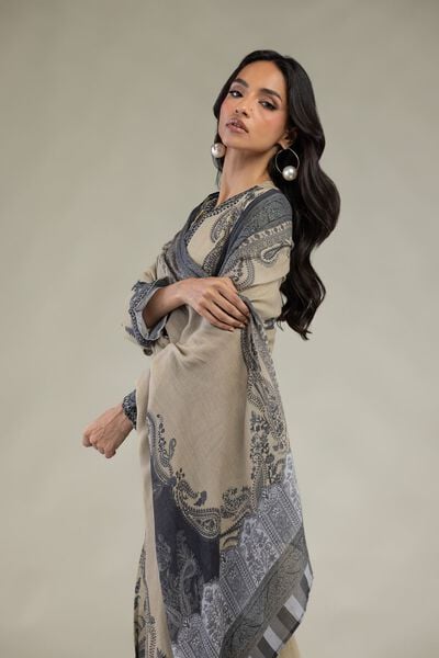 Embroidered | Textured Lawn | Paisley Tailored Set | USD 75.00