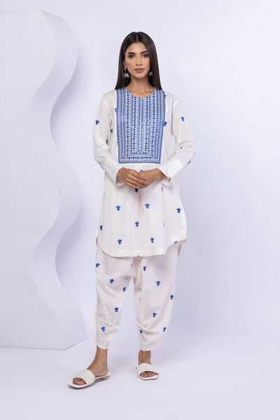 Embroidered | Cambric | Pants | USD 22.00