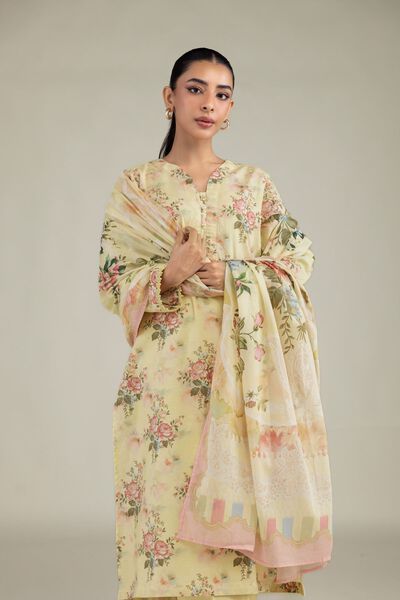 Printed | Lawn | Floral Lawn Dupatta | USD 30.00