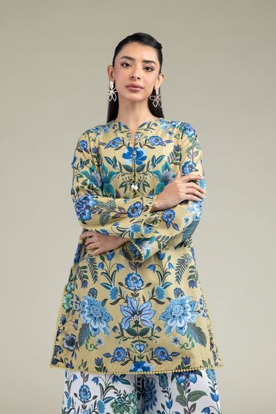 Printed | Cotton Dobby | Floral Cotton Kurta | USD 30.00