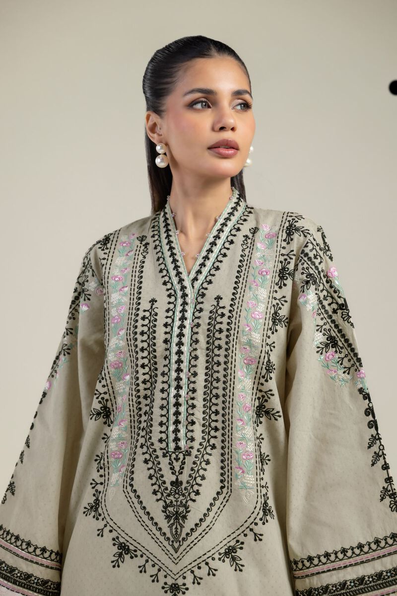 Embroidered | Cotton Dobby | 2-Piece Tailored Set | USD 70.00