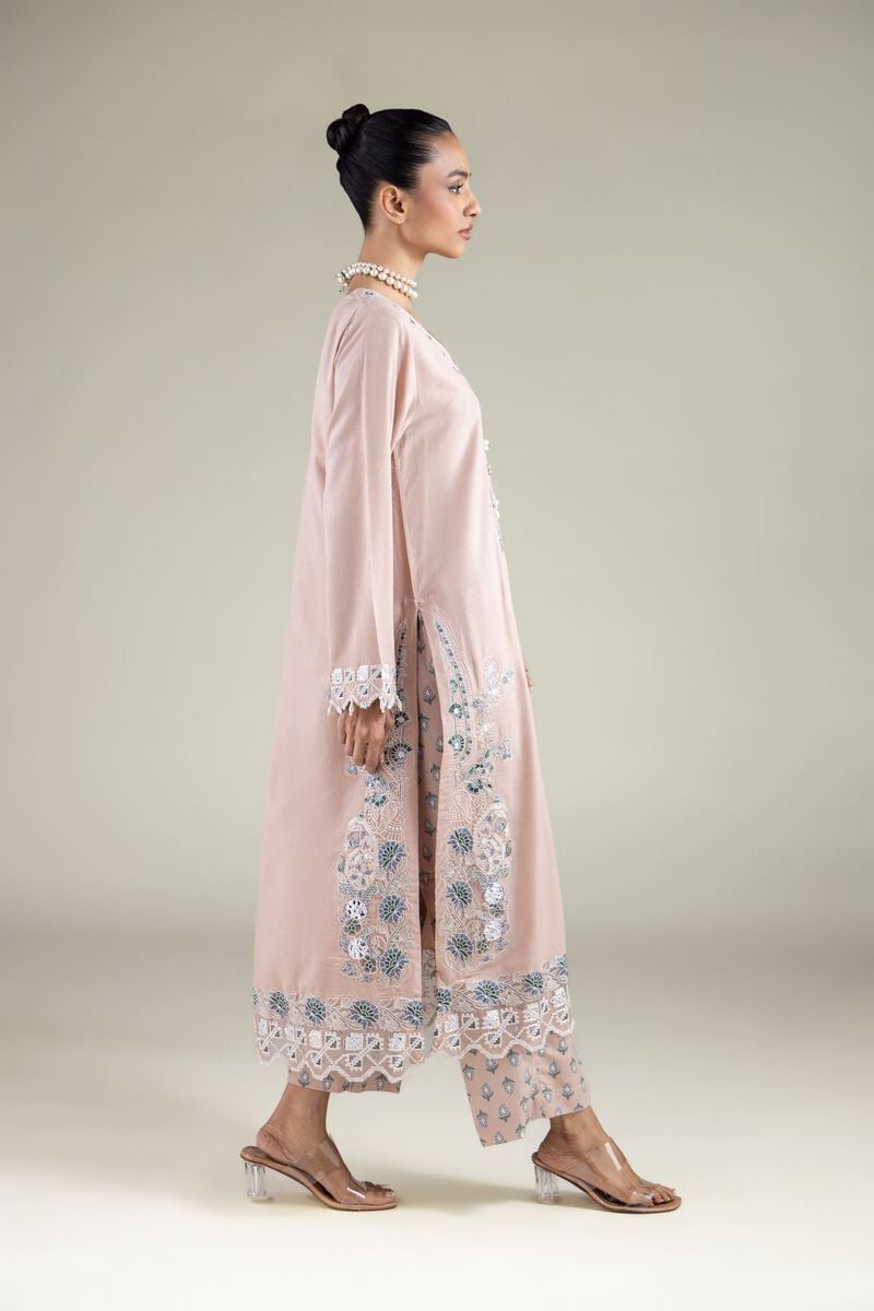Embroidered | Raw Silk | Kurta | USD 70.00