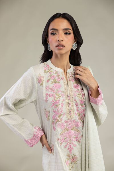 Embroidered | Messuri Dobby | Messuri Tailored 3-Piece | USD 85.00
