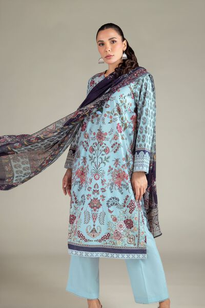 Embroidered | Cotton Dobby | Cotton Tailored Set | USD 70.00
