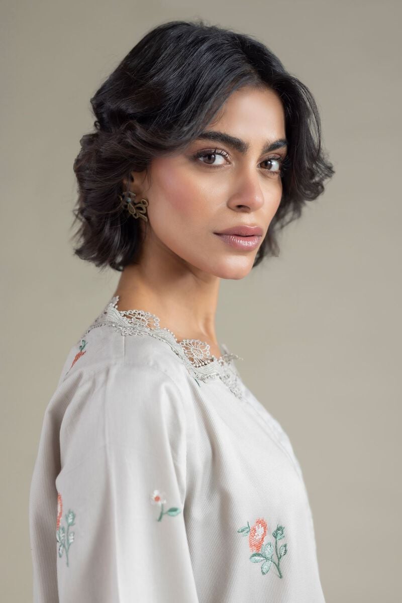 Embroidered | Textured Cotton | Kurta | USD 35.00