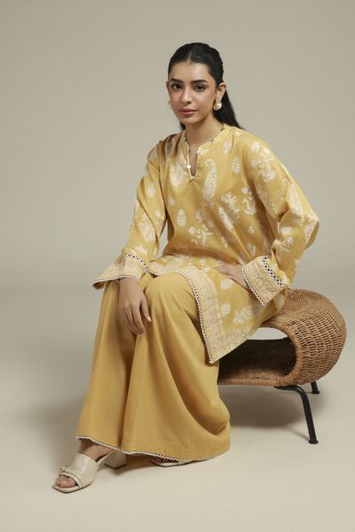 Printed | Cambric | Cambric Tailored 2-Piece | USD 45.00