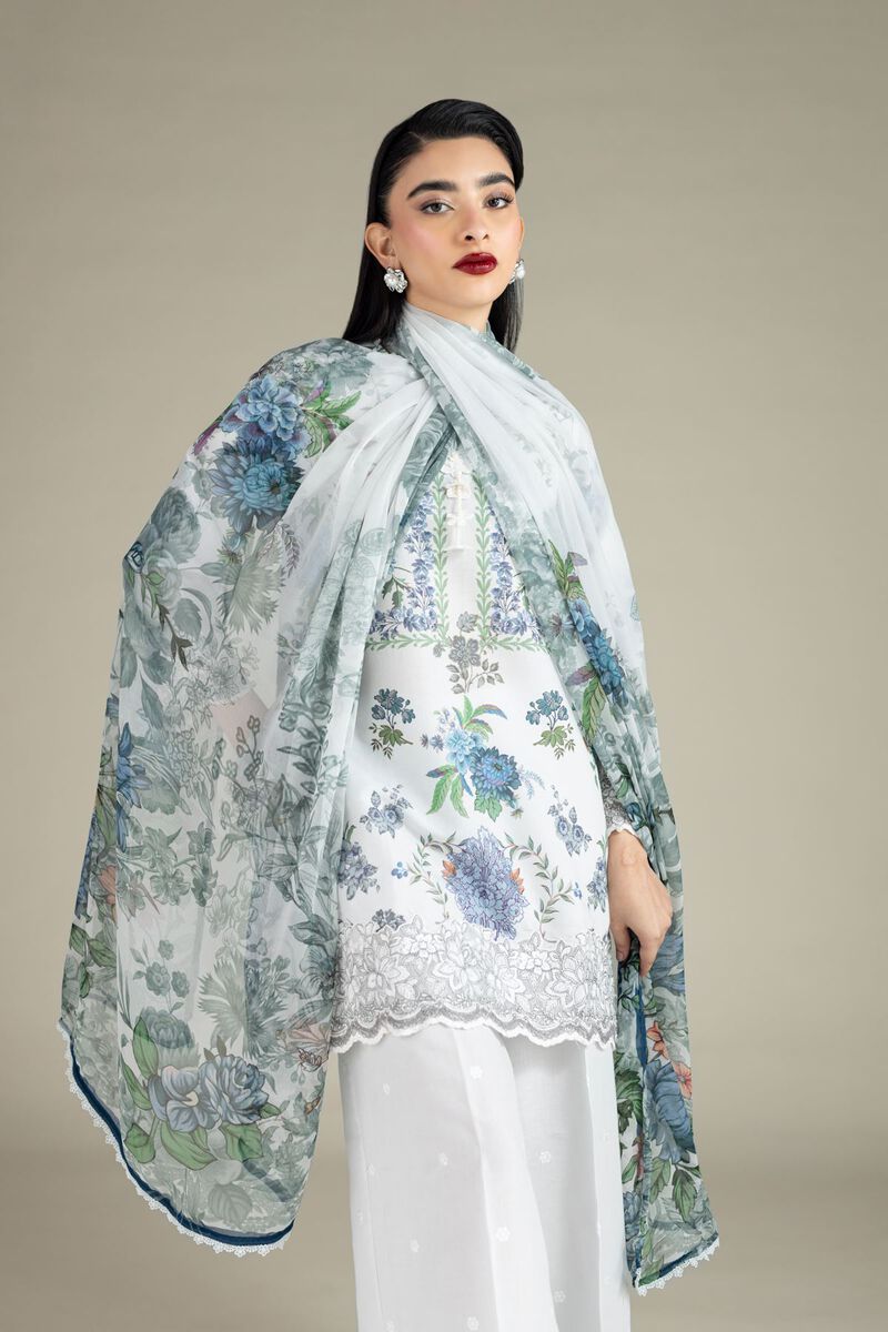 Printed | Chiffon | Dupatta | USD 18.00