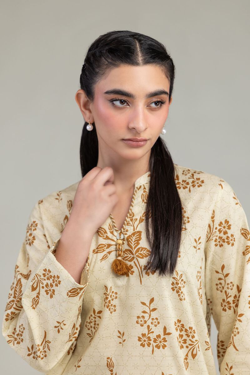 Printed | Cotton Dobby | Short Cotton Kurta | USD 35.00