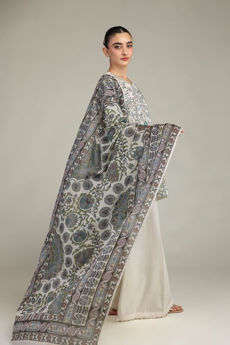 Embroidered | Mesuri | Floral Mesuri Dupatta | USD 30.00
