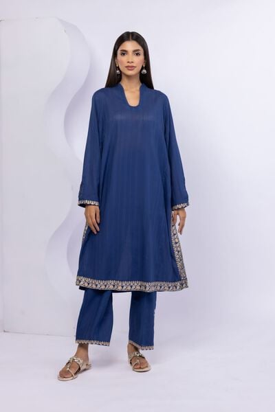 Embroidered | Leno | Kurta | USD 35.00