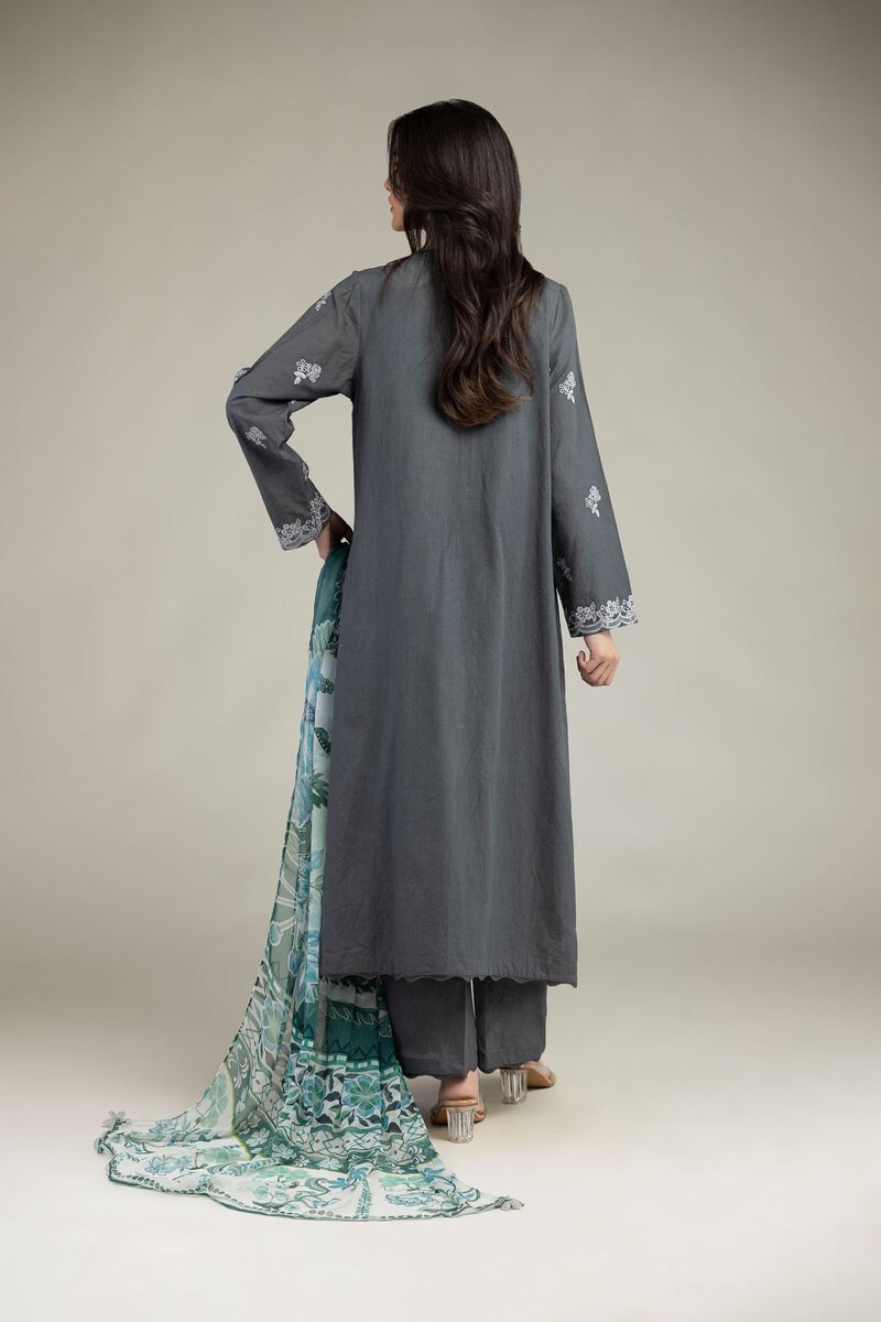 Embroidered | Cambric | Cambric Tailored 3-Piece | USD 85.00