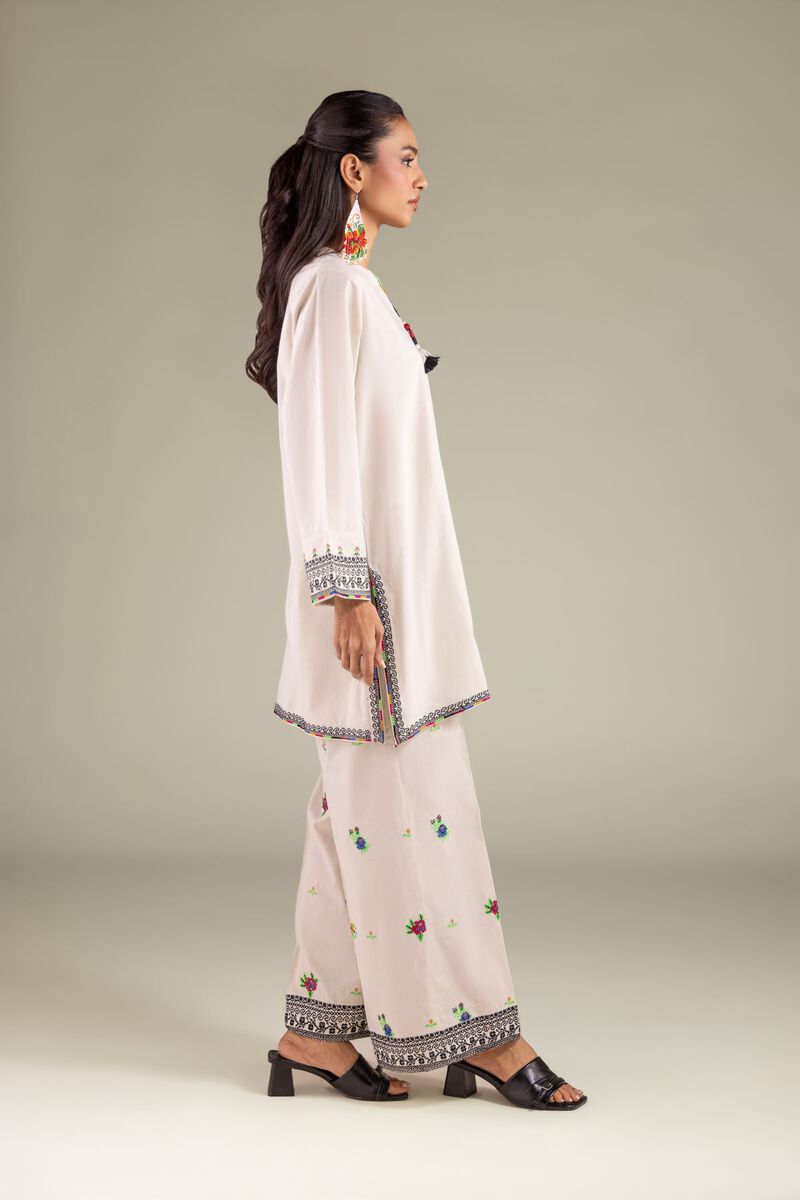 Embroidered | Cambric | Pants | USD 30.00
