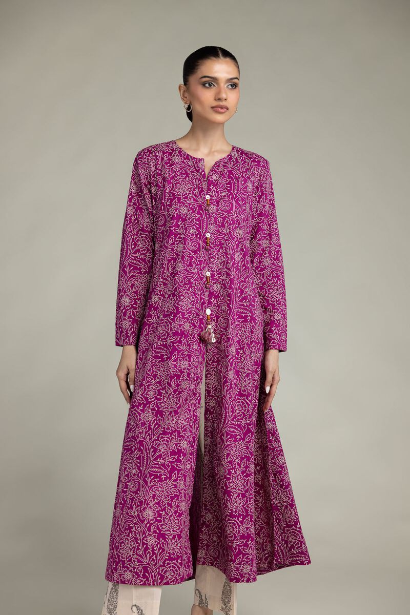 Printed | Cambric | Floral Round-Neck Kurta | USD 40.00