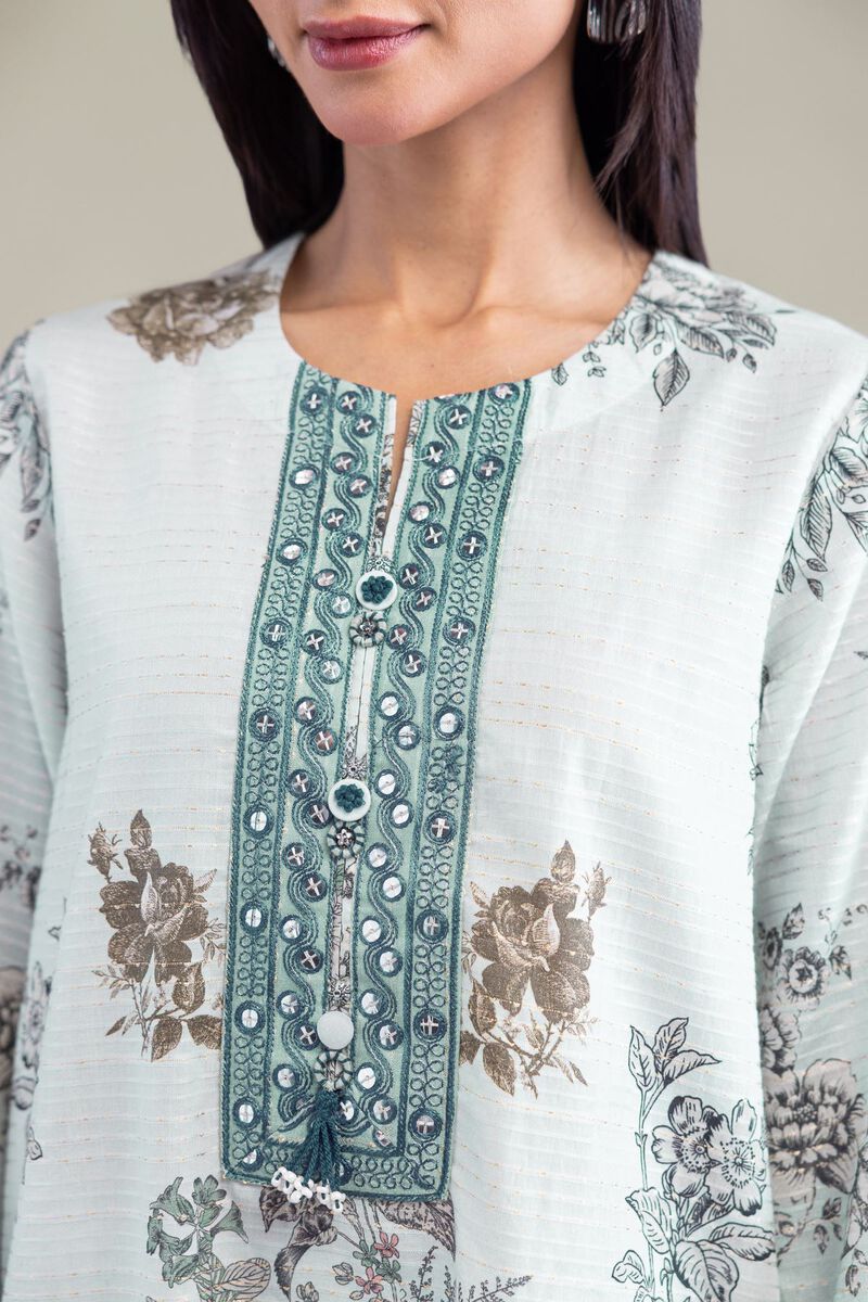 Embroidered | Mesuri Dobby | Mesuri Tailored 3-Piece | USD 70.00